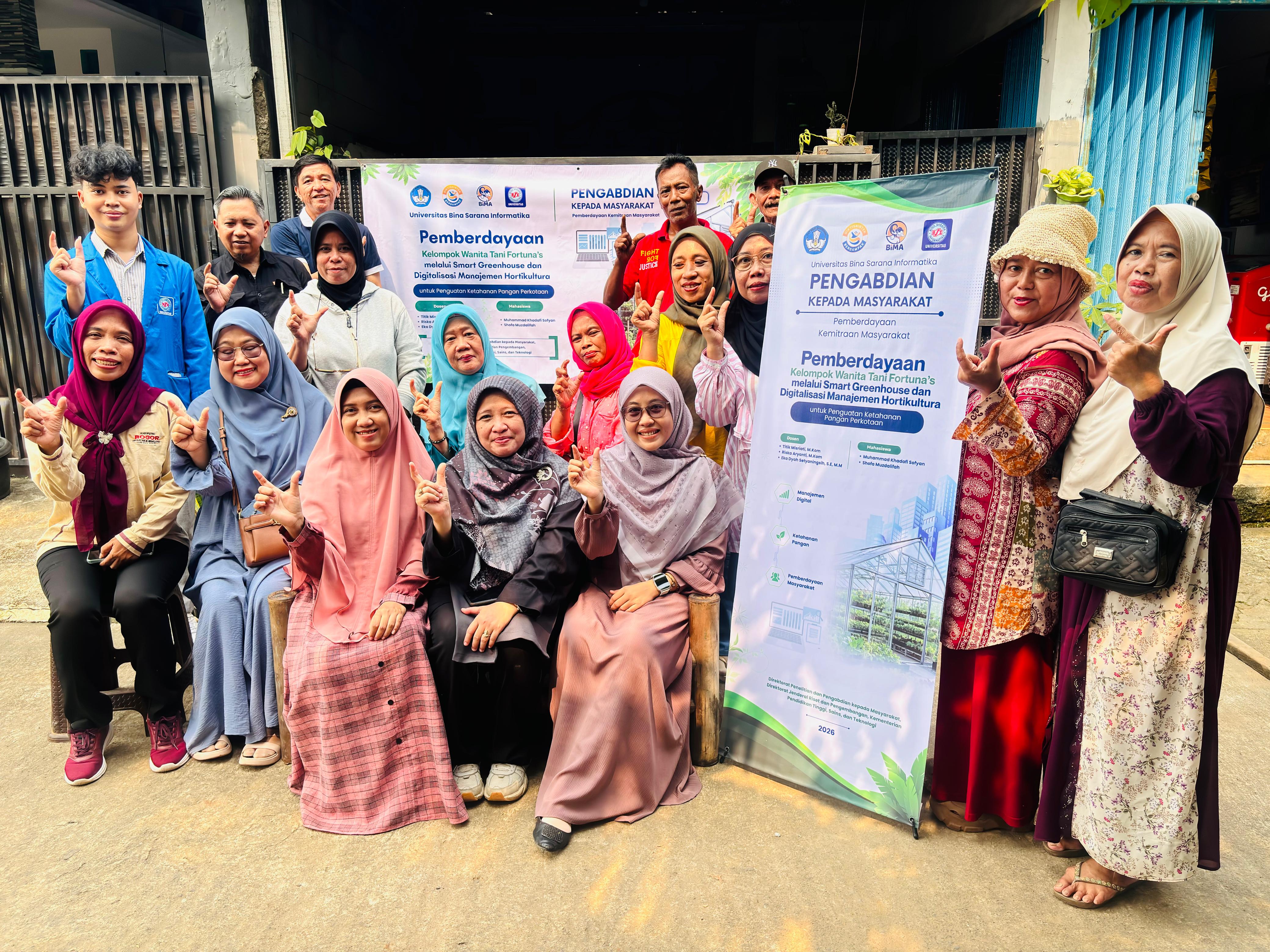 KWT Fortuna’s Mendapatkan Dukungan UBSI untuk Peningkatan Produksi dan Digitalisasi Manajemen Hortikultura